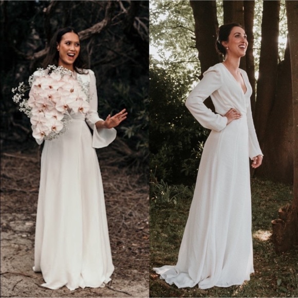 Reformation Milan Dress in Ivory Size XS NWT - Picture 5 of 15